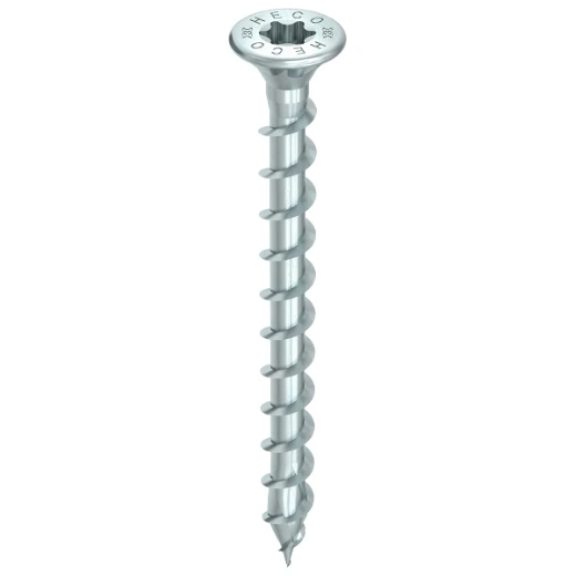 This HECO 3.5mm screw, with its Silver Zinc coating, provides both aesthetic appeal and functional strength for your projects.