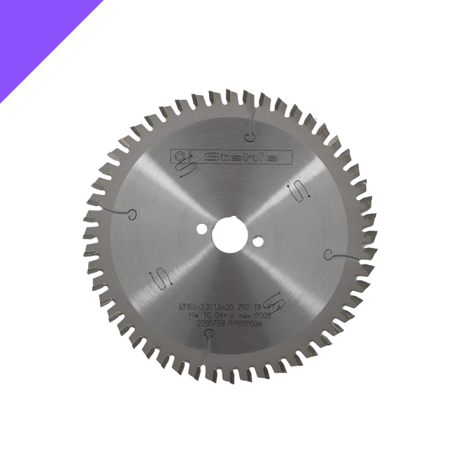 The STEHLE circular saw blade model KKS Plastic for Hard Plastics in 190mm diameter with a 20mm Bore is perfect for precision cuts on portable circular saws and mitre saws.