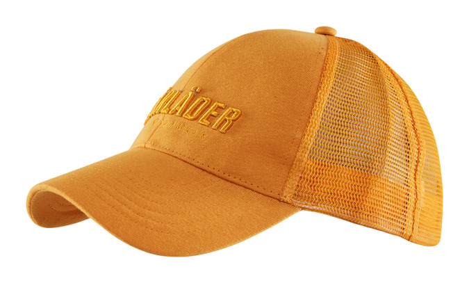 BLAKLADER Accessories 2075 Gold Yellow Headwear Trucker Cap with Logo