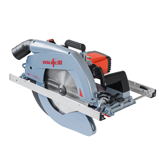 The MAFELL MKS 130 Ec is a powerful 2500 W hand-held circular saw designed for precision and durability in carpentry applications.