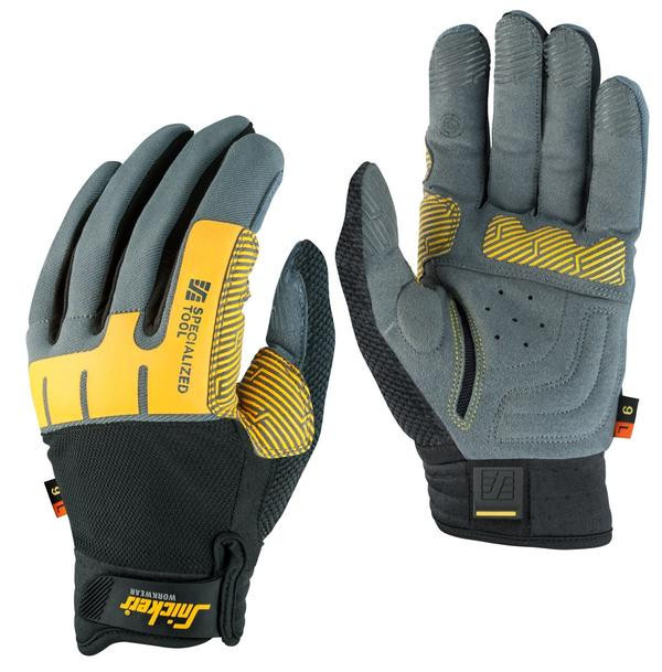 Snickers Workwear Gloves is the ultimate tool grip work glove. Supportive cushions at the grip area provides a comfortable and secure tool grip.