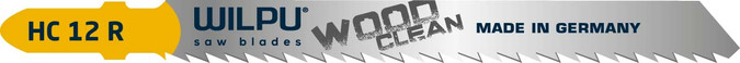WILPU Jigsaw Blade for Carpenters and Builders, the HC 12 R Saw Blade is for Reverse Cut for Solid Timber