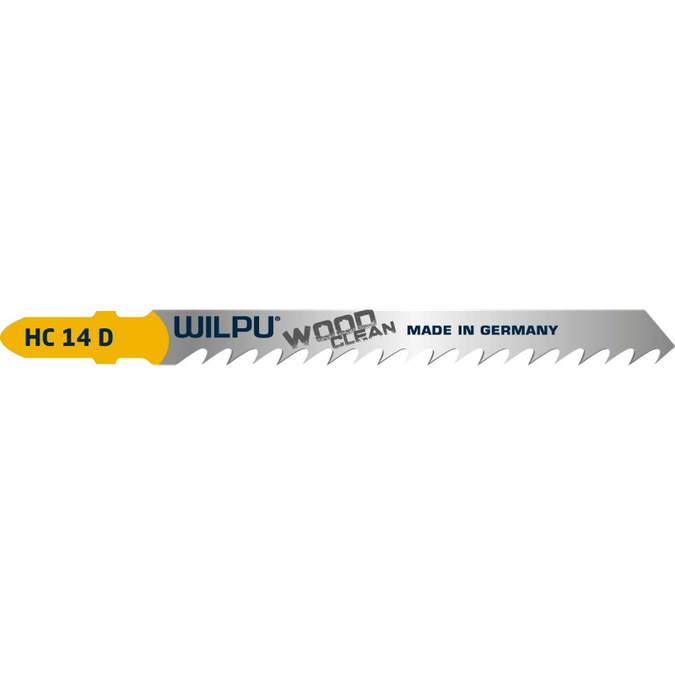 WILPU Jigsaw Blade for Laminate, Kitchen Installers and Cabinet Makers, the HC 14 D Saw Blade is for Precision for Solid Timber