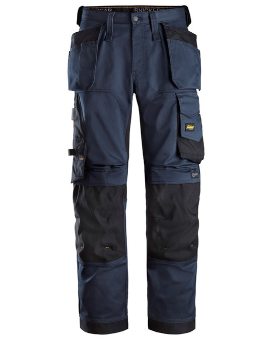 Experience the freedom of movement with Snickers trousers designed for active work.