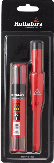 Hultafors Smart Starter Package includes a Dry Marker and a refill container with 10 leads