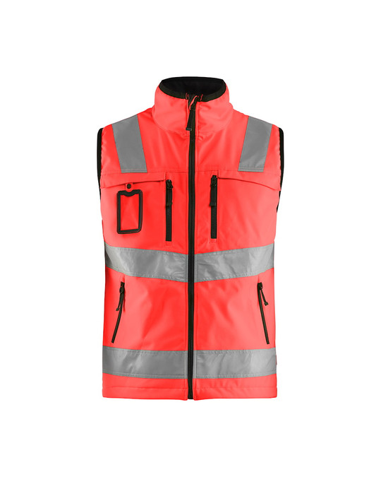 BLAKLADER Vest | 3049 Neutral Vest with Reflective Tape for Plumbers, Carpenters, Electricians in the Construction Industry