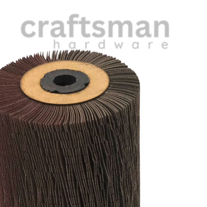 The RESTORER Tool Sander Attachments P120 Contour Flap Sanding Sleeves are designed for efficient paint stripping on flat wood surfaces without causing gouges.