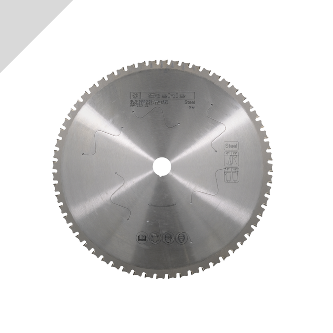 The STEHLE circular saw blade model STEEL is designed to handle tough materials, ensuring precision cuts in 254mm diameter with a 30mm Bore.