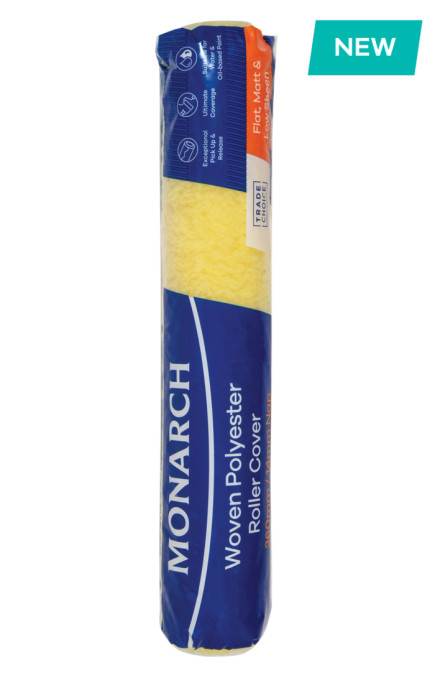 MONARCH Roller Cover 360mm with 14mm Nap for Woven Polyester, Paint Roller, House Painting, Trade Supplies, Painter and Timber Coatings