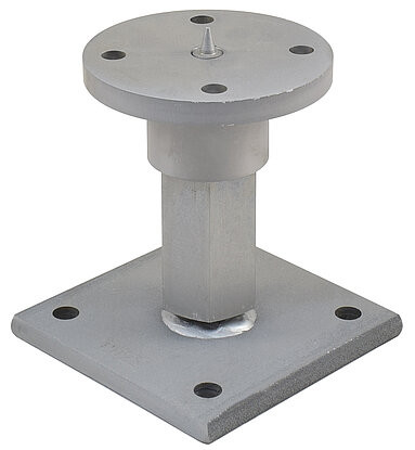 The PITZL PTP Adjustable Post Square Base with M30 Thread is designed for supporting wooden columns in timber structures, providing a robust connection to wood and concrete.