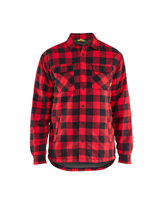 Experience ultimate versatility with the BLAKLADER Jacket model 4704 in Red/Black, combining Flannel, Pile Lined, and premium Cotton materials for long‑lasting wear.