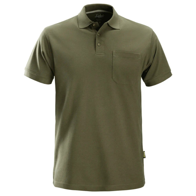 2708 Mens Olive  Green Classic Polo Shirt in Durable Poly Cotton Blend