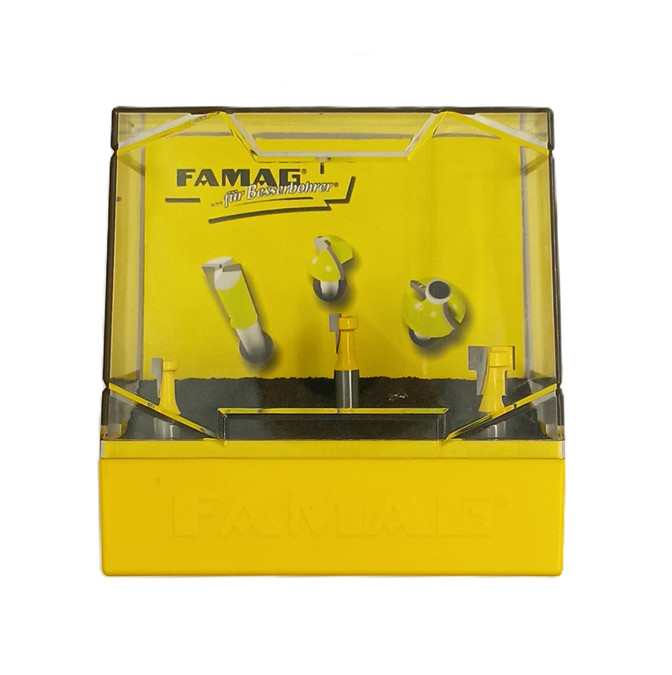 TCT 3 Piece T-Slot Cutter for M5, M6, M8 with with 8mm Shank