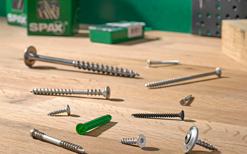 spax screws and fasteners including screw anchors