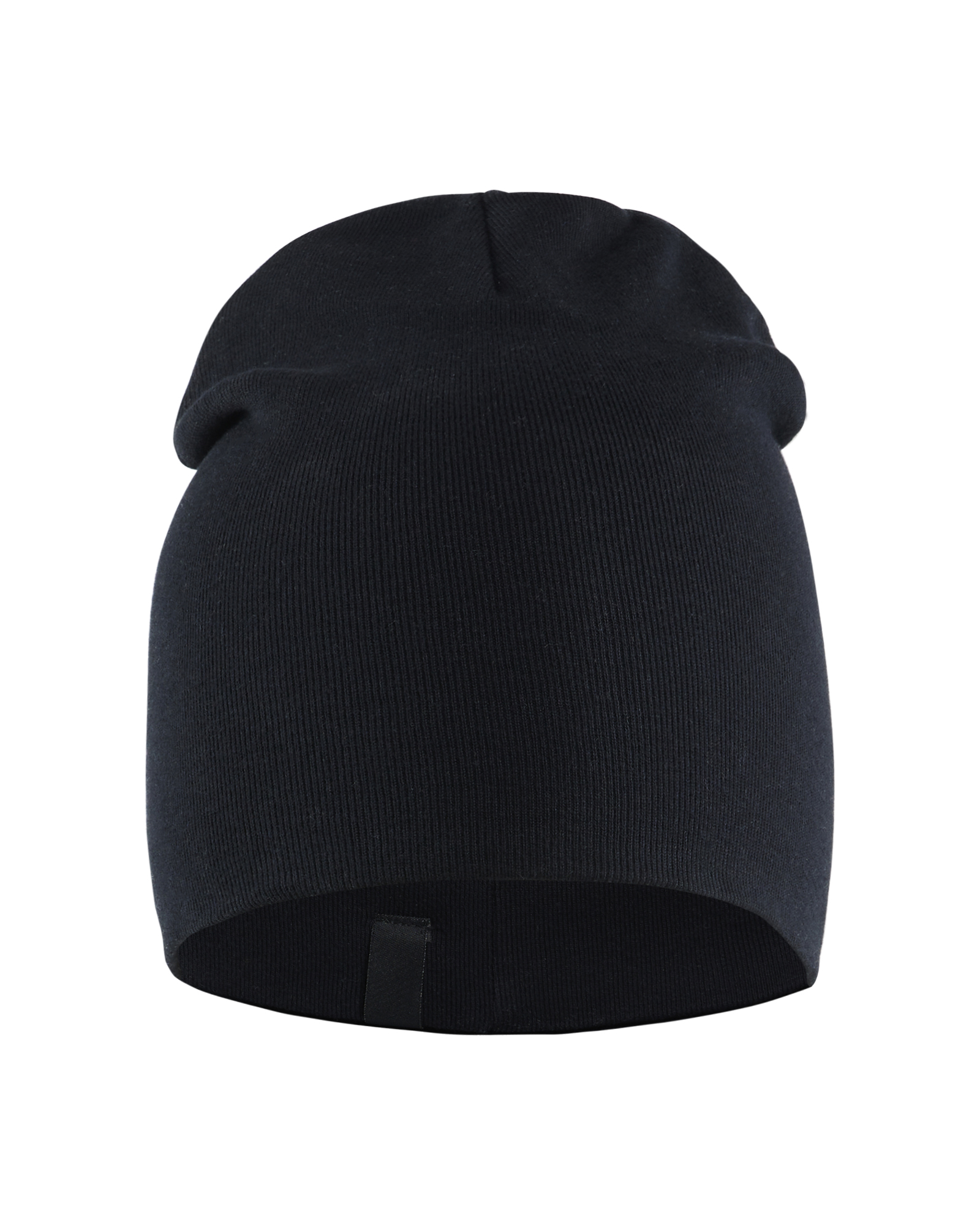 A monotone, fine knitted beanie to keep your head warm. Length 25 cm.