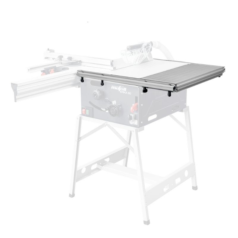 A complete ERIKA 60 Table Saw Extension (208437) with 650mm supporting rails  (201309) to suit.