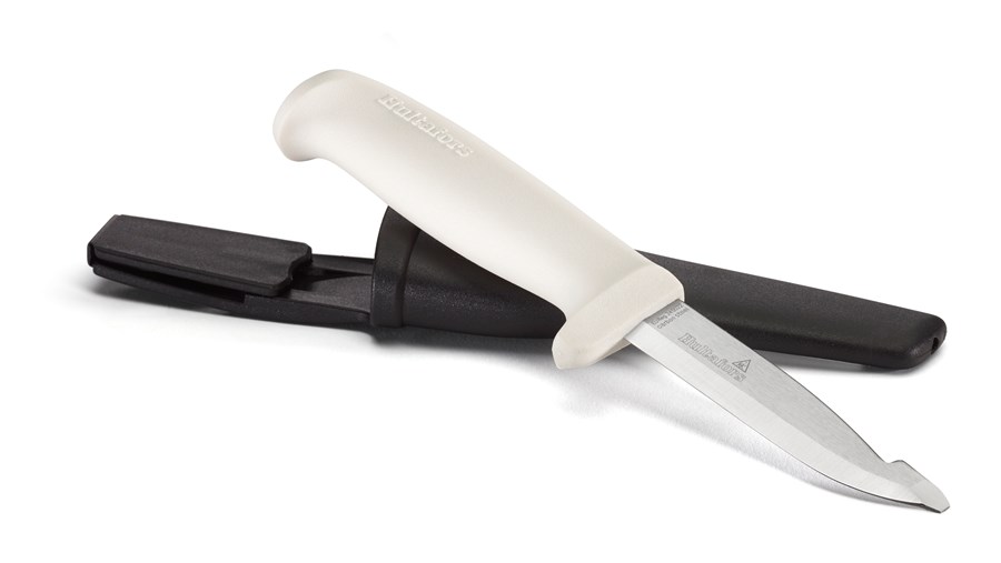 Knife for painters, designed for use as both a can opener and a slot screwdriver.