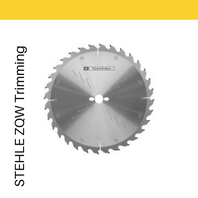 STEHLE ZQW Circular Saw Blades - 450mm, 30mm Bore for Solid Timber