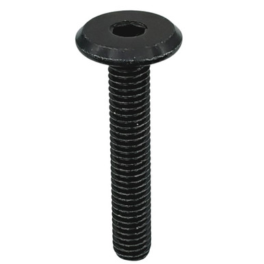 RAMPA TYPE KF M6 Flat Head Bolts in Black Zinc