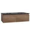 Valencia Elite Wall Hung Vanity 1200mm Twin Drawer Stone Top Double Bowl