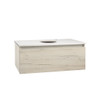 Valencia Elite Wall Hung Vanity 900mm Single Drawer, Stone Top, Single Bowl