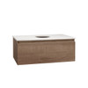 Valencia Elite Wall Hung Vanity 900mm Single Drawer, Stone Top, Single Bowl