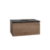 Valencia Elite Wall Hung Single Drawer Vanity 750mm, Stone Top, Single Bowl