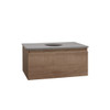 Valencia Elite Wall Hung Single Drawer Vanity 750mm, Stone Top, Single Bowl