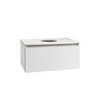 Valencia Elite Wall Hung Single Drawer Vanity 750mm, Stone Top, Single Bowl