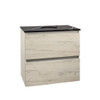 Valencia Elite Wall Hung Vanity 750mm, Stone Top, Single Bowl