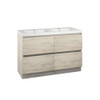 Valencia Floorstanding Vanity 1200mm Double Bowl 4 Drawers