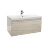 Valencia Single Drawer Wall-hung Vanity 900mm