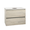 Valencia Elite Wall Hung Vanity 900mm Stone Top, Single Bowl