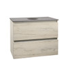 Valencia Elite Wall Hung Vanity 900mm Stone Top, Single Bowl