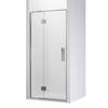 Evora Frameless Alcove Hinged Shower 1000 x 1000mm