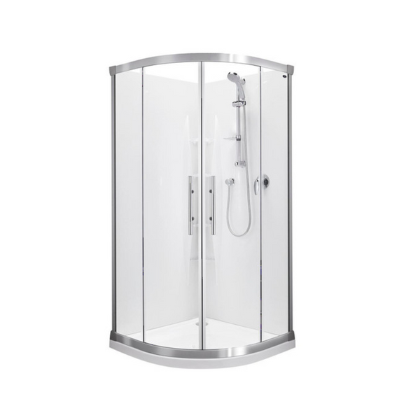 Valencia Round Sliding Shower 900x900mm