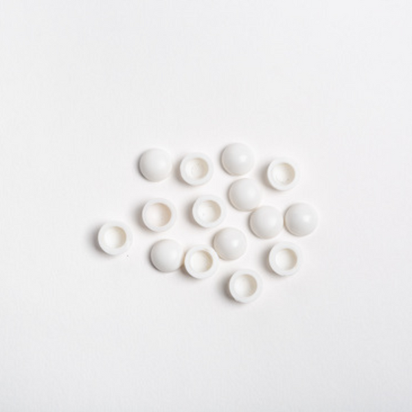 White Screw Caps (price per unit)