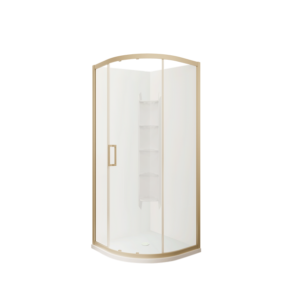 Tivoli Round Sliding Shower 900x900mm