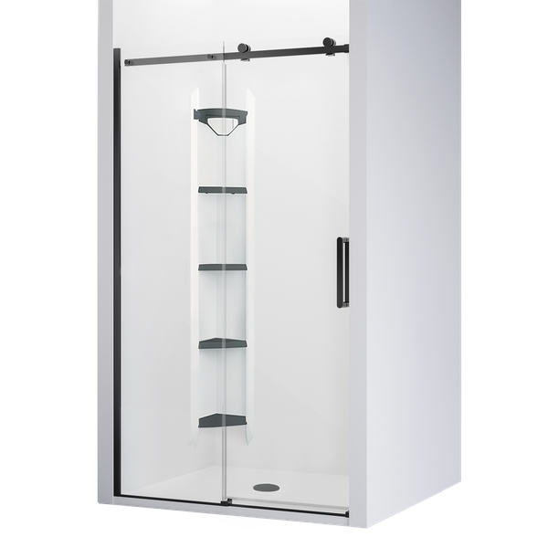 Evora Frameless Alcove Sliding Shower 1200 x 1000mm