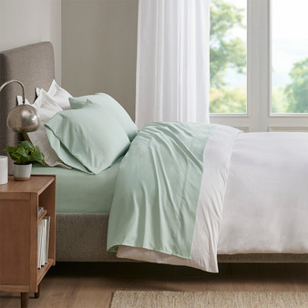 Sleep Philosophy Smart Cool Microfiber Aqua Sheet Set