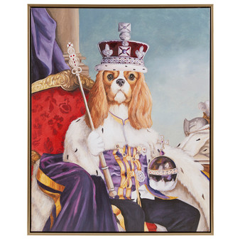 Madison Park Pet Portrait King Charles Spaniel III King Charles Spaniel III Framed Canvas Wall Art