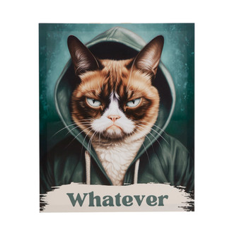 Madison Park Grumpy Cats Whatever/Multi Whatever Canvas Wall Art