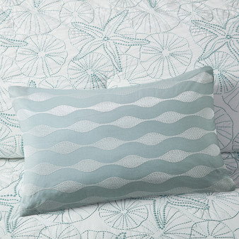 Harbor House Maya Bay Blue Oblong Pillow