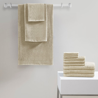 510 Design Big Bundle 100% Cotton Quick Dry 12 Piece Bath Towel Set