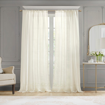 Croscill Classics Cornelli Embroidery Curtain Panel (Single)