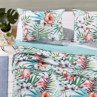 Flamingo Multi King Sham