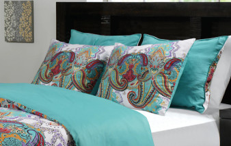 Nirvana Teal Duvet Sham