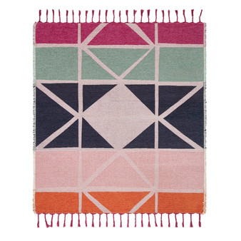 Wholesale Ampersand Shifted Shapes Throw