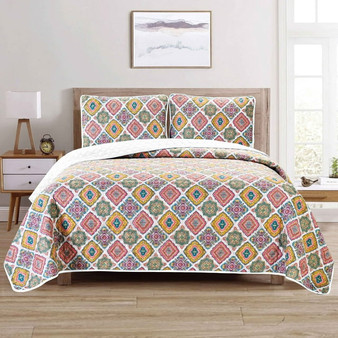 Dan River Reversible Quilt Set (3 Piece)