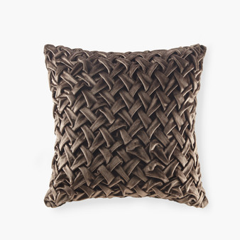 Croscill Classics Winchester Brown Square Decor Pillow